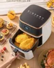 Air fryer household smart touch screen reservation high power multi-function fully automatic new visual electric oven 3