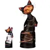 Creative Standing Cat Wine Holder Home Decor Animal Metal Sculpture Wine Display Stand Rack Kitchen Bar Centerpiece Decoration 1