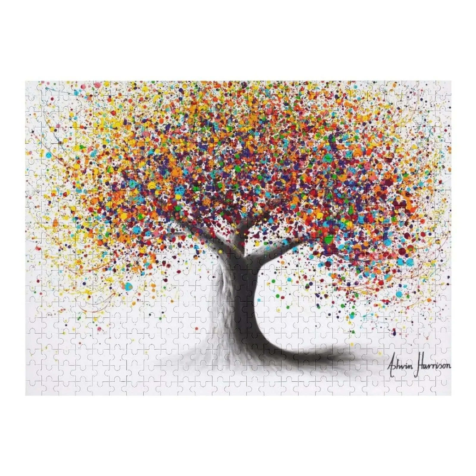 Rainbow Soul Tree Jigsaw Puzzle For Children Scale Motors Personalized Toys Puzzle angel s landing jigsaw puzzle photo personalized gifts personalized puzzle