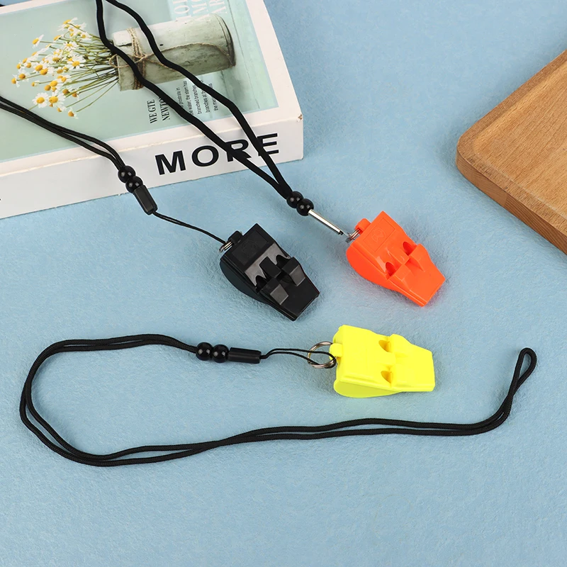 Soccer Football Basketball Sports Whistles 120 DB Three Chamber Referee Whistles Sports Training Supplies