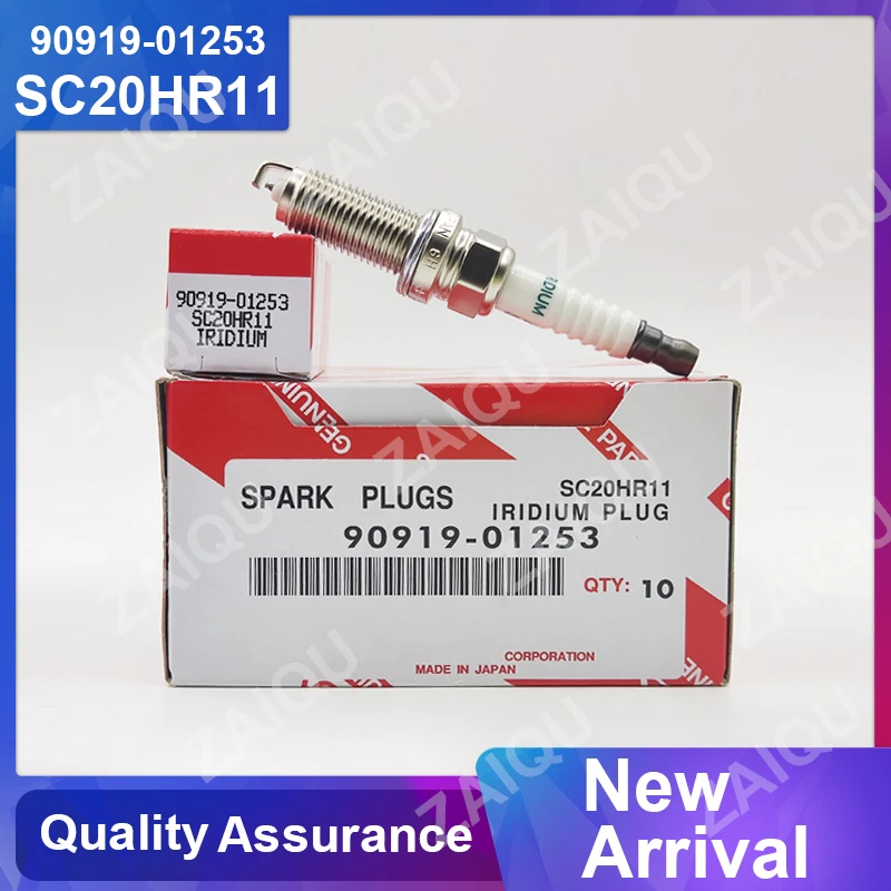 

4/20 шт. 90919-01253 иридиевая Свеча зажигания для Toyota Corolla Prius Scion Lexus 90919 01253 SC20HR11 9091901253 автомобильные свечи