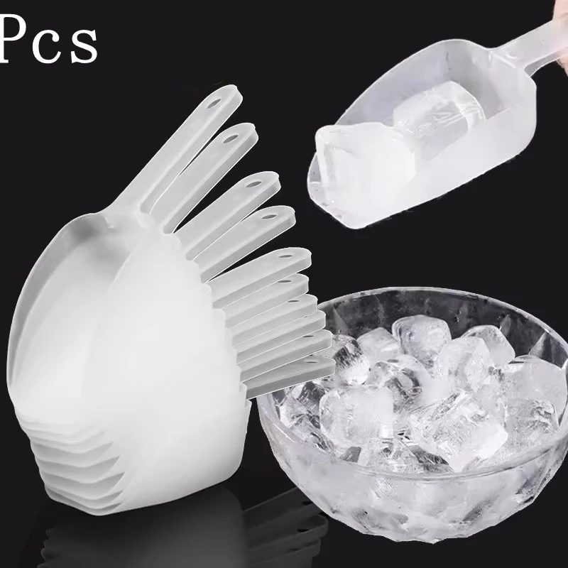 5pcs Plastic Ice Shovel Scoop Kitchen Tools For Flour Food Candy Ice Cream Small Measuring Party Supplies ice shovel scoop