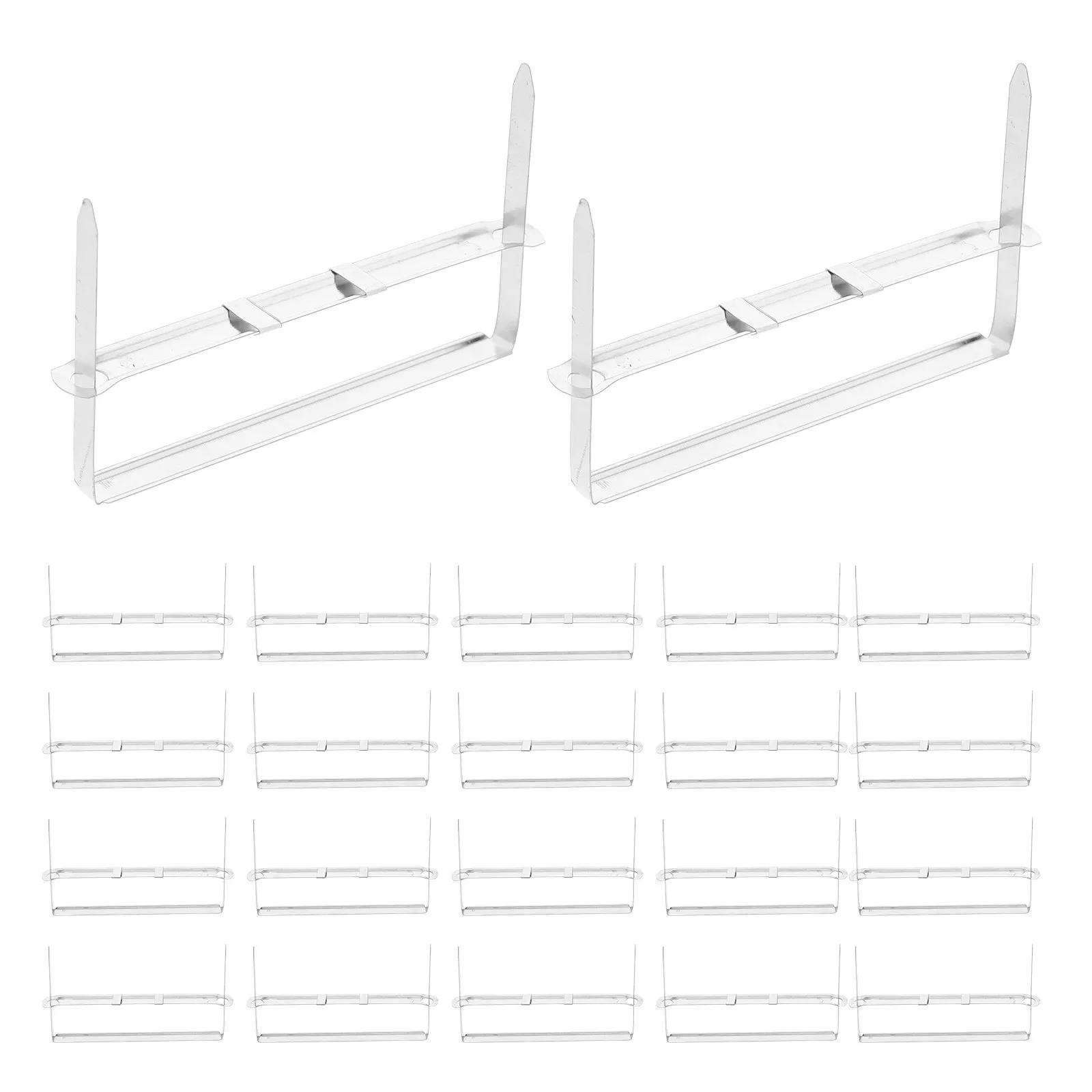 100Pcs 금속 제본 클립 튼튼한 친환경 문구 용품 DIY 제본 사무실 학교 공예 프로젝트에 이상적