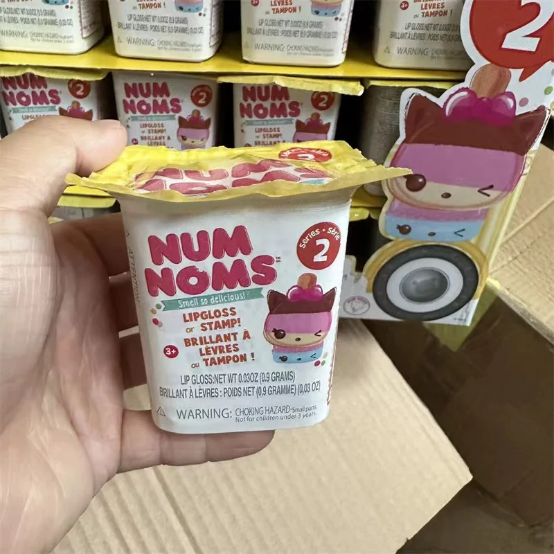 Surprise Num Noms Slime So Delicious Surprise Toys for Girls Fluffy Slime Mystery Makeup Lip Gloss Smell Snackables Kawaii Dolls makeup toy