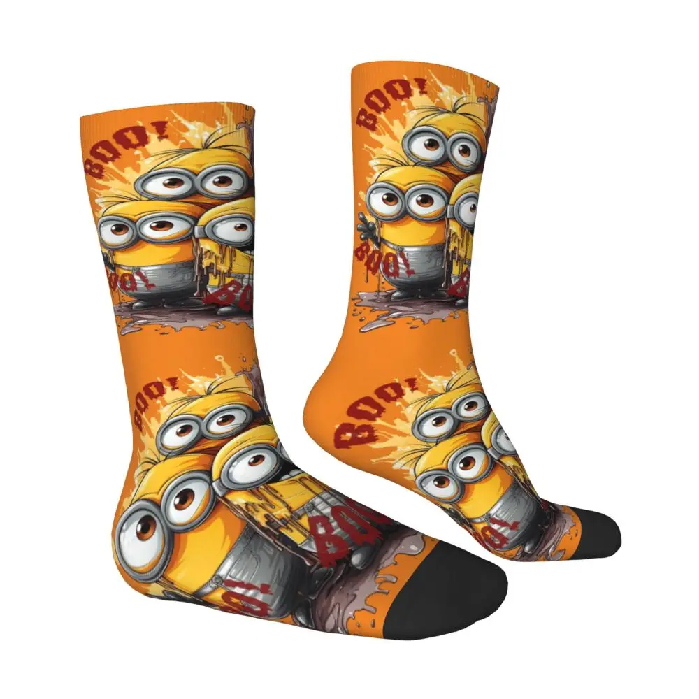 Custom Cool Print M- Minions Cartoon Socks for Women Men Stretchy Summer Autumn Winter M- Minions Bananas Crew Socks 63 Sb2939b37f8784dc6b6ff25ad05674176f