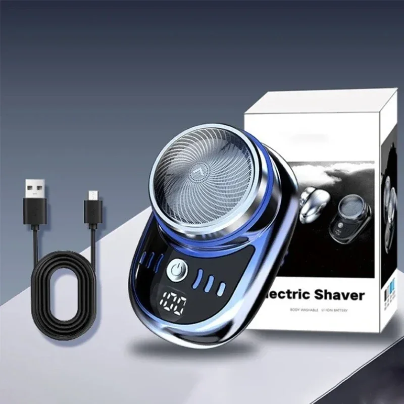 Electric Shaver Portable Razor Man Travel Attire Wet And Dry USB Rechargeable Shaver Charging Mini Shaving Machine for Men razor shaver