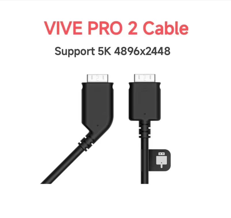 HTC Vive Pro 2 VR ヘッドセット用オリジナル 5m ケーブル - Vive Link