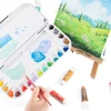 18 Wells Watercolor Paint Palette, Portable Folding Paint Palette for Watercolor, Acrylic & Oil Paints Wonderful box for Artists 6