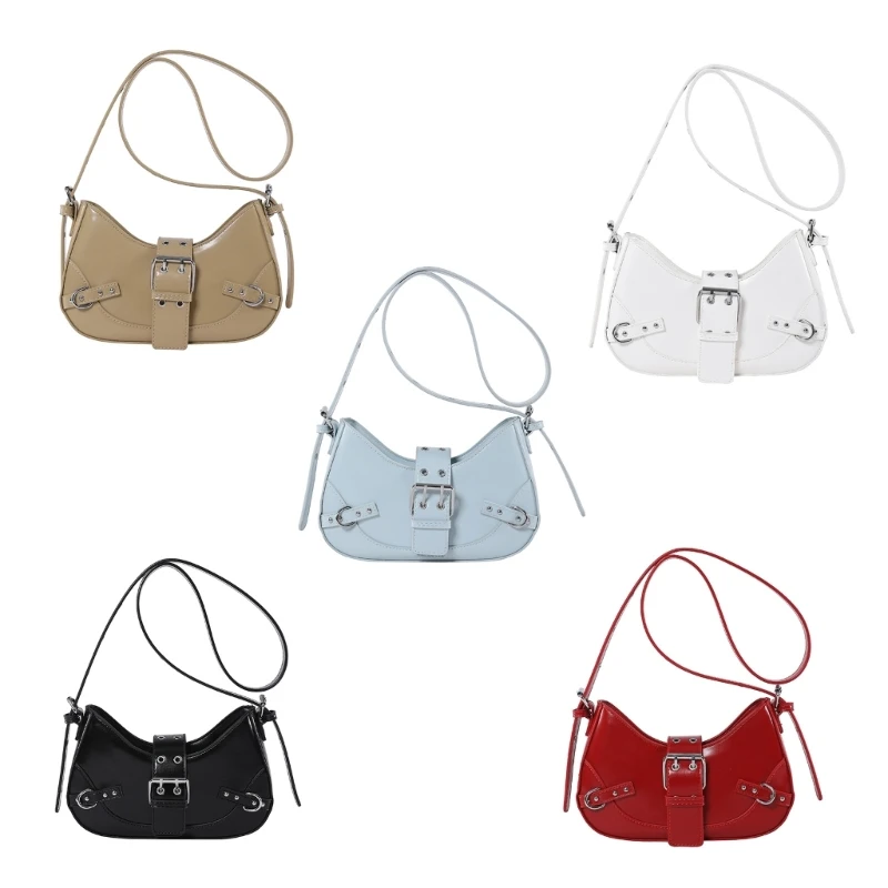 

Fashionable Single Shoulder Bag Crossbody Purse PU Leather Square Bags for Women