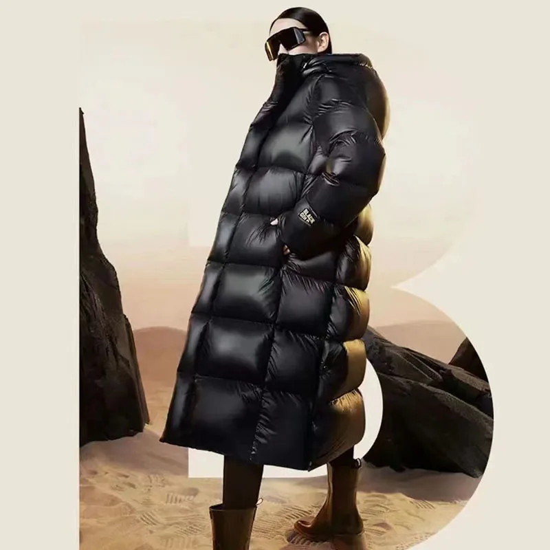 

Unisex Overcoat 2023 New Fashion Winter Goose Down Women's Warm Hooded Thicke Down Jacket High Quality Women Down Jacket NBH835