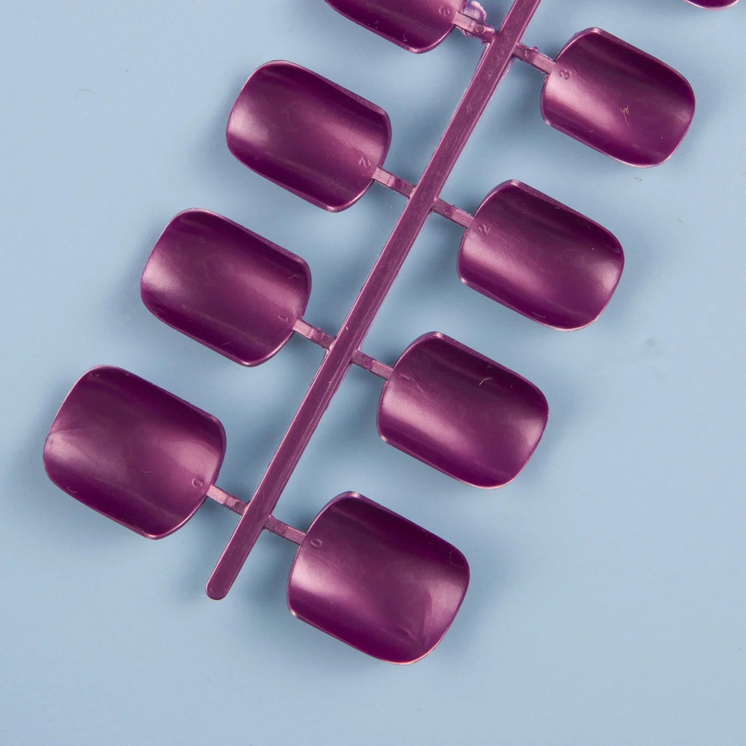 False Nails Set Short Full Cover Square Fake Nails Multicolor_voghion.com