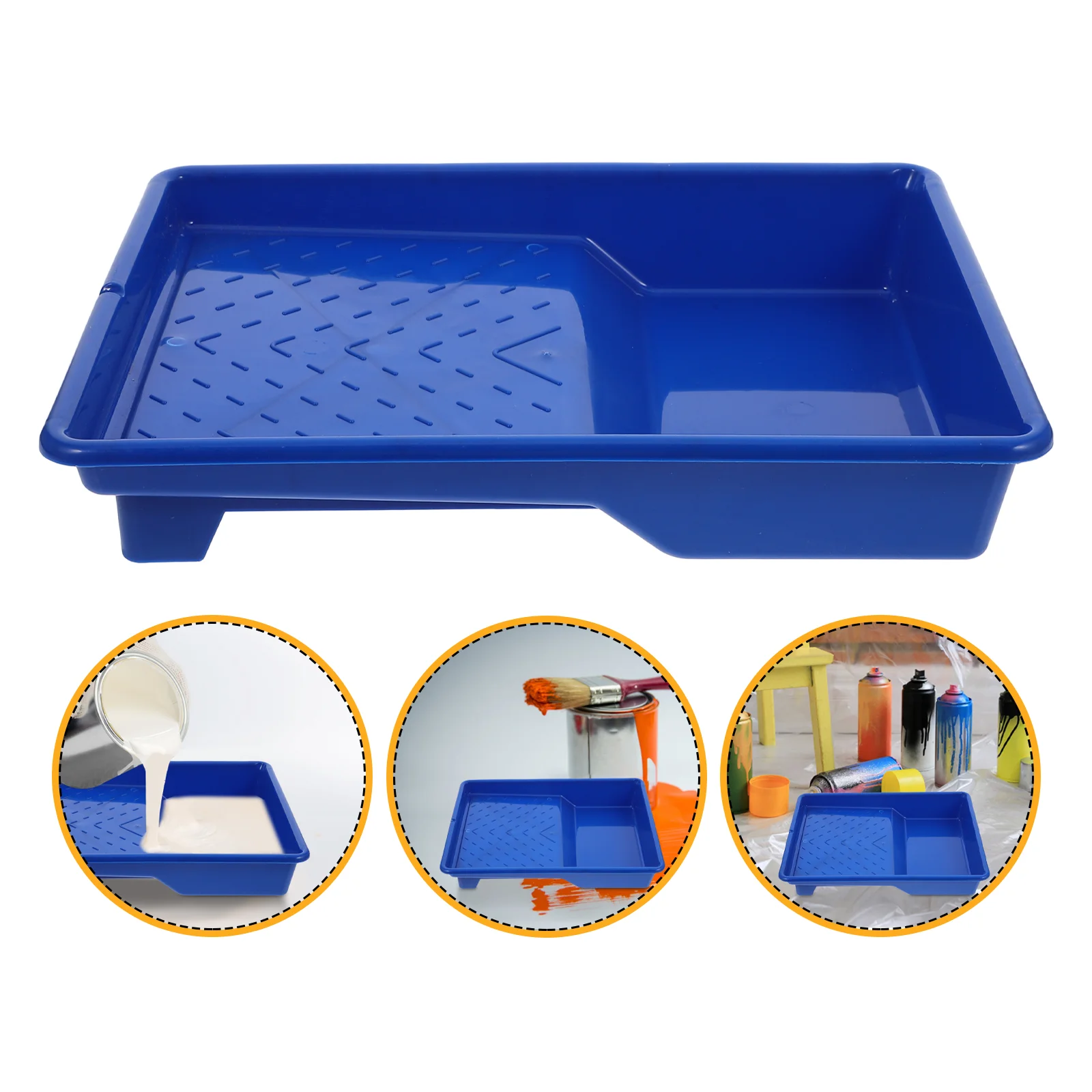 9 -Inch Paint Tray Watercolor Mixing Roller with Liners Trays Holder Palette