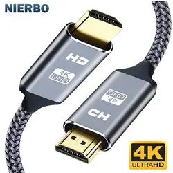 Premium NIERBO 4K HDMI Cable with HDR and High-Speed Ethernet - Available in 3FT, 6FT, 10FT Lengths - 3M (10ft)