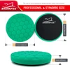 Sharkfox 5"(125mm) Hex-Logic Sponge Buffing Polishing Pads For DA/RO/GA Car Buffer Polisher 3