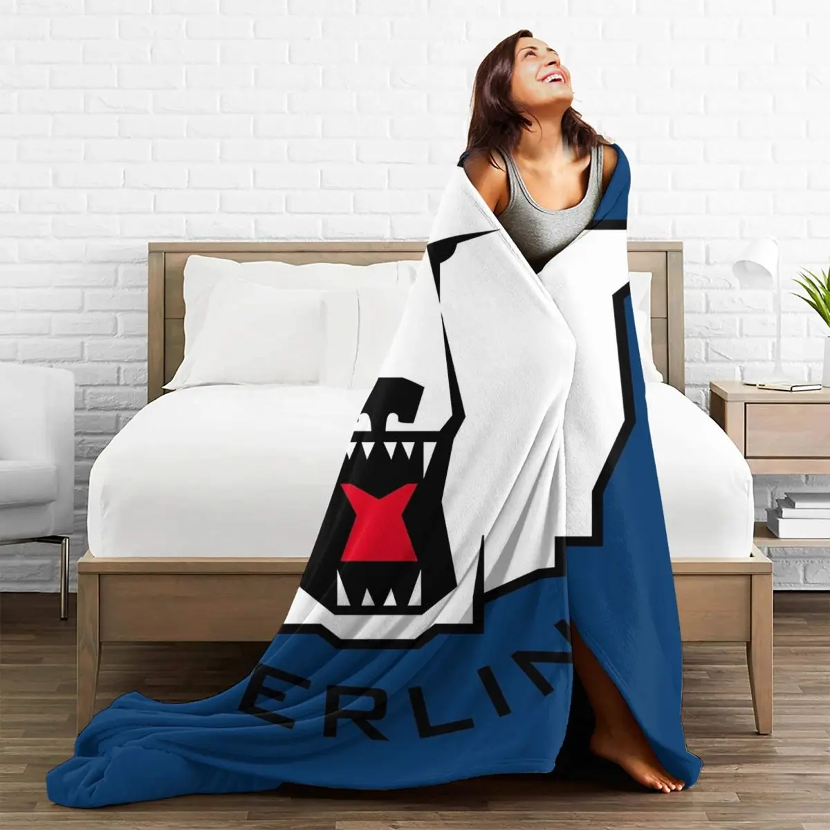 Eisbaren Berlin Blankets Fleece Lightweight Throw Blankets Sofa Throw Blanket For Couch Bedding Travel Throws Bedspread Quilt 5