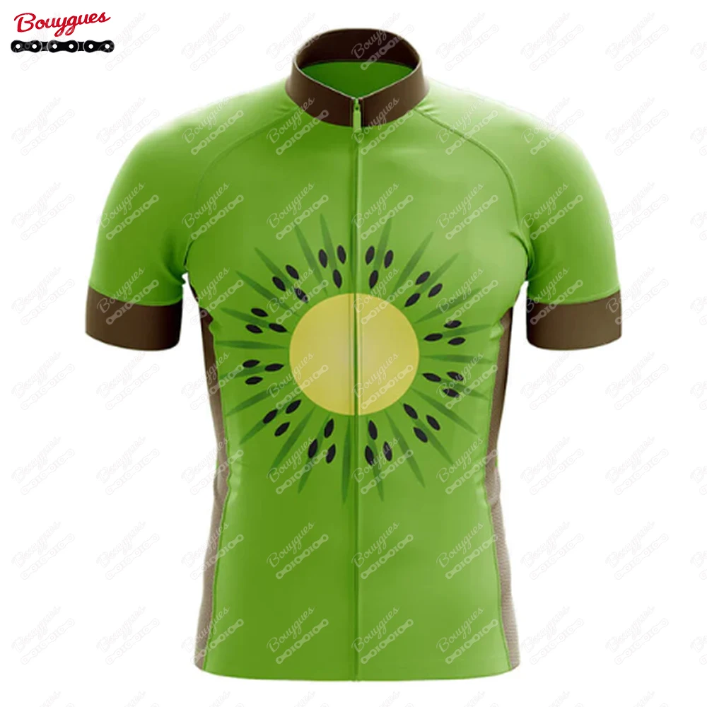 thumbnail image 1 of Maillot de ciclismo de la serie Fruit para hombre, manga corta, reflectante, para ciclismo de montaña, equipo profesional de descenso, nuevo, 1 of 5