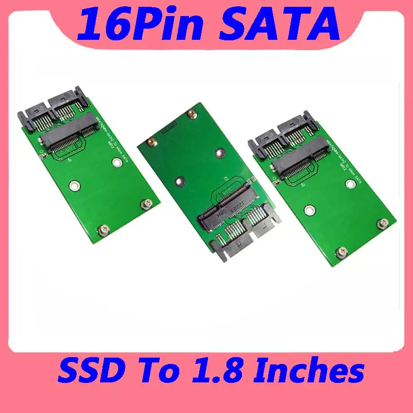 16pin micro sata adaptador cartão para computadores pc