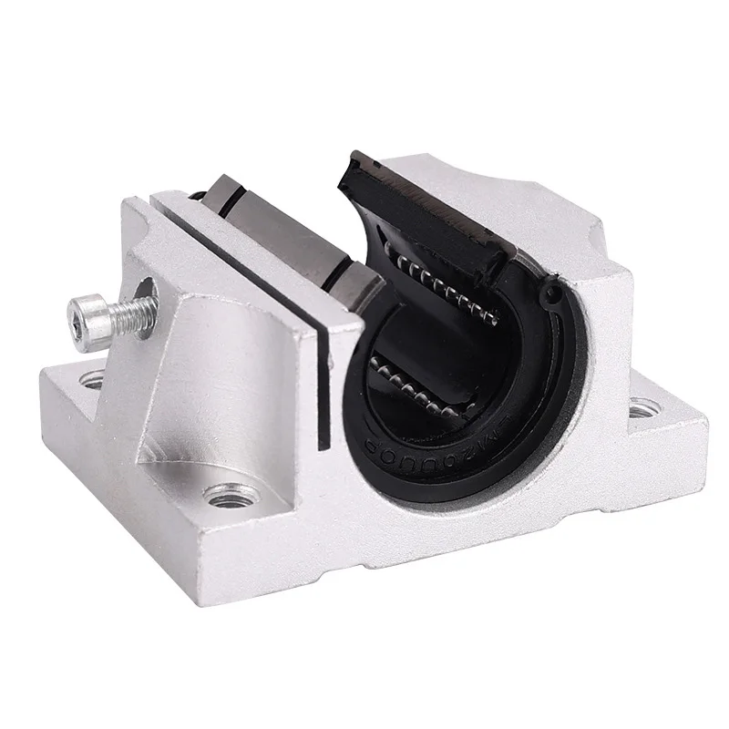 Description Picture 6 of item1pc TBR16UU TBR20UU TBR25UU TBR30UU 16mm Linear Guide Rail Opening Slider Bearing for CNC Router 3D Printer Parts Linear Rail