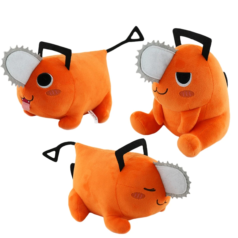 New Chainsaw Man Pochita Cosplay Cute Anime Plush Doll Key Chain Stuffed Pendant Plush Toys Keychains for Kids Christmas Gifts new plants vs zombies plush stuffed toys starfruit split pea threepeater laser bean imp zombie cartoon game cute doll kids gifts