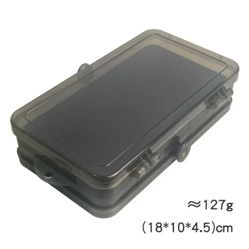 Double Sided Tackle Box 24-36 Compartments Portable Fishing Box with Adjustable Dividers for Easy Bait & Lure Organization ABS