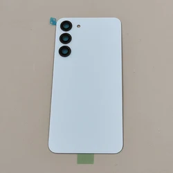 Enhanced Back Battery Cover Rear Door Housing with Camera Lens Replacement (S23 Blue)
