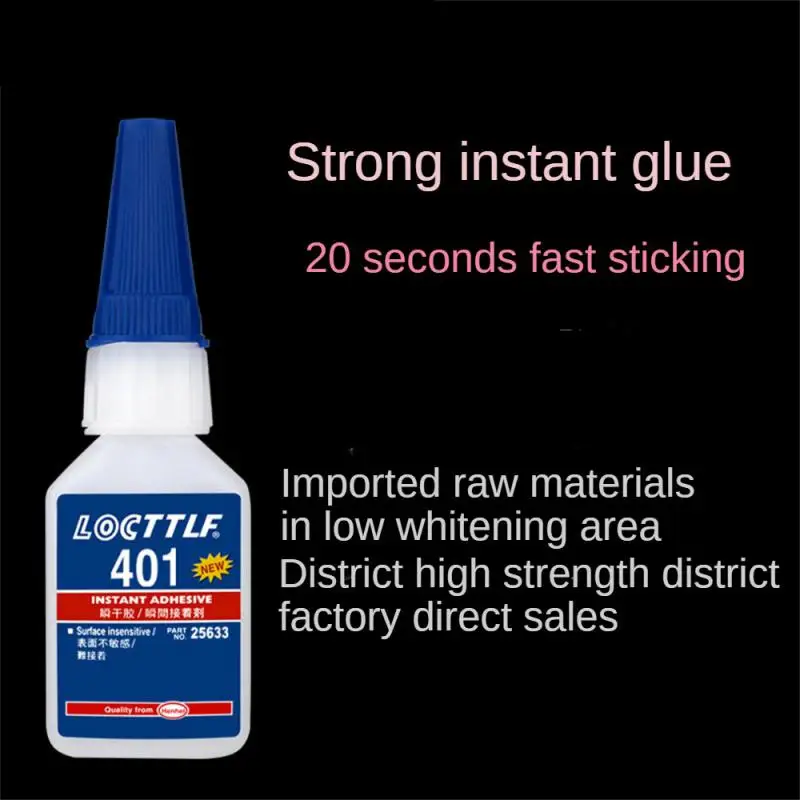 1PC 20g Loctite 401 Instant Adhesive Bottle Stronger Super Glue Multi-Purpose super glue acrylate glue silicone glue thermal glue shoe glue sealant glue tempered glass glue anti leak sealant electrical sealant