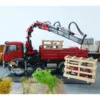 RTR LESU 8X8 1/14 RC Hydraulic Crane Truck Dumper 2-speed Car Model PL18EV Remote Control Vehicle Tipper with Lights Sounds Toys 6