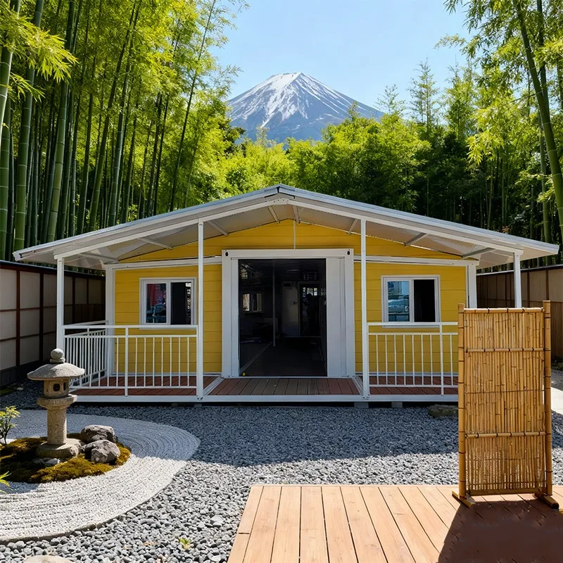 บ้านคอนเทนเนอร์เคลื่อนที่ประสิทธิภาพสูงสำหรับการตั้งแคมป์กลางแจ้ง บ้านคอนเทนเนอร์สำเร็จรูป 1