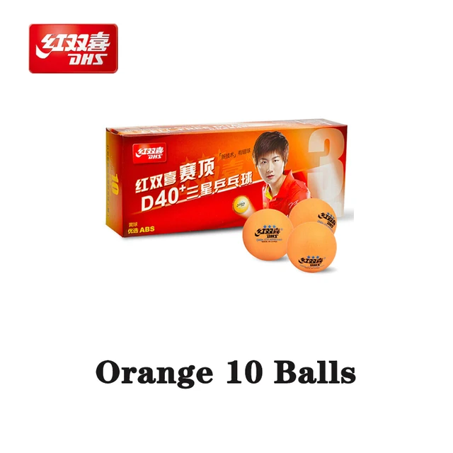 Original DHS 3 Star D40+ Table Tennis Ball 3STAR Seamed ABS Balls