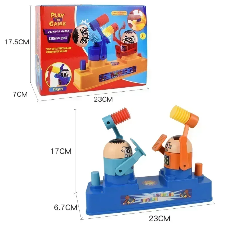 Hot Funny Practical Joke Children Fight Battle Antistress Toy Prank Parent-Child Interaction Play Table Game Kids Toys Baby Gift 6