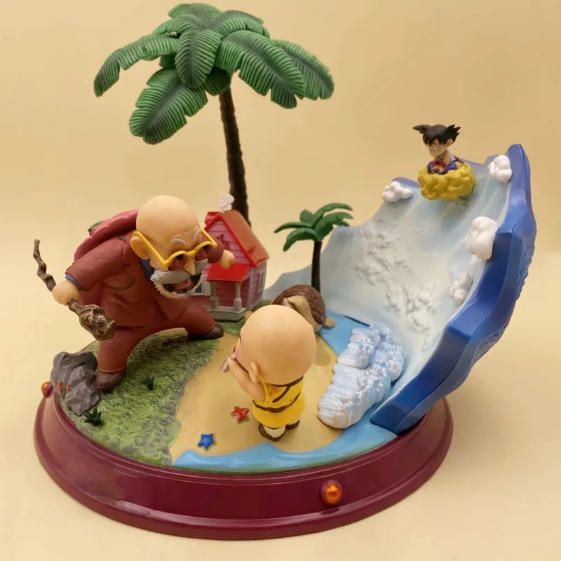 Dragon Ball Z Master Luo Xi Son Ancient Ku Xiao Lan Personaggio Animazione Pvc Action Statue Collection Modello Regali Giocattolo