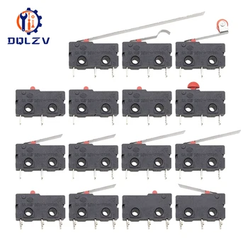 5A 125V250V KW12 Travel Limit Switch KW11-3Z-2 พร้อม 16 มม.ปุ่มสวิทช์ KW12-N 2Pin/3Pin KW12-A NO/NC 1