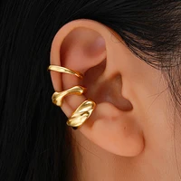 Kirsten 3 Pair Vintage C-Shaped Clip Earrings Set 6