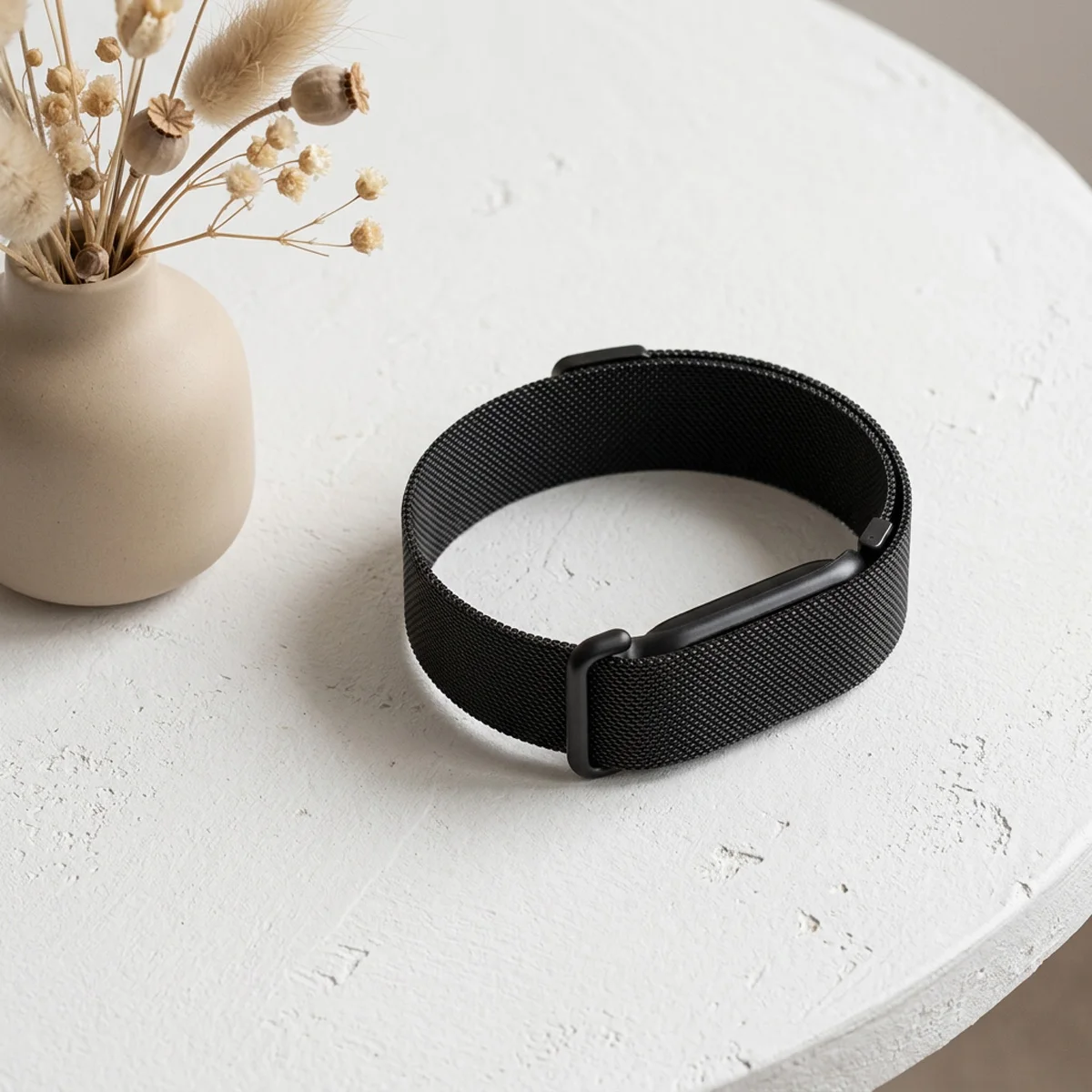 Magnetic Milanese Loop Stainless Steel Adjustable Fitness Watch Strap - Available in Multiple Colors
