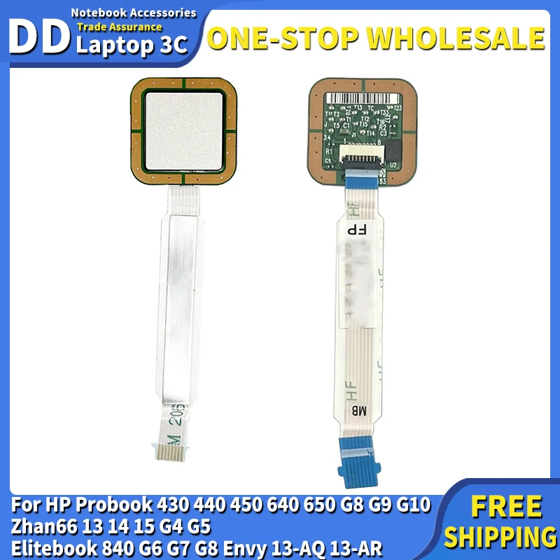 Nuovo Lettore Di Impronte Digitali Per Hp Probook 430 440 450 640 650 G8 G9 G10 Zhan66 13 14 15 G4 G5 Elitebook 840 G6 G7 G8 Envy 13-Aq 13Ar