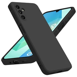 Shockproof Ultra - Thin Black Silicone Soft Case - Durable Silica Gel Back Cover - Black (For Samsung A06)