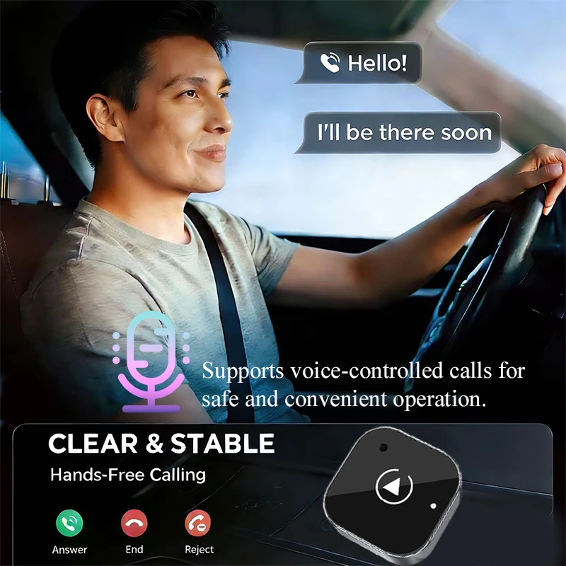Carplay Android Auto Wireless Adapter 2 in 1 Smart Mini Box Plug and Play WIFI BT Auto Connect Toyota VW Peugeot MAZDA FORD