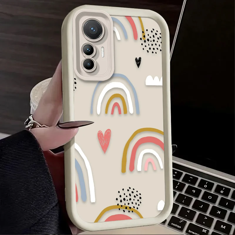 Cartoon Smile Rainbow Phone Case