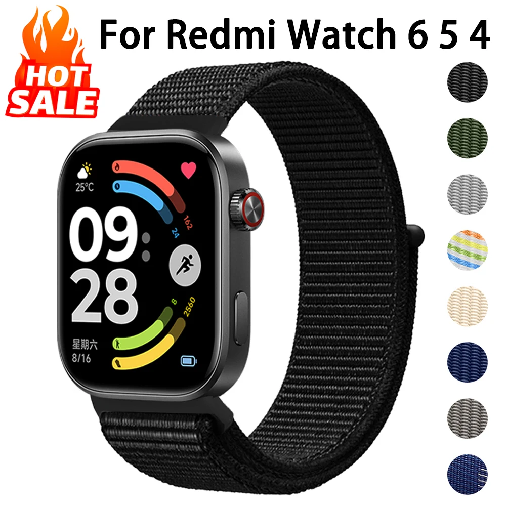 Breathable Sport Nylon Loop Strap for Smartwatch Replacement Bracelet