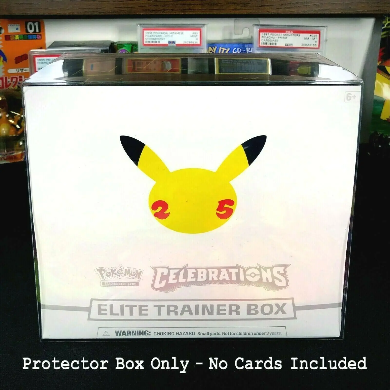 10 Pieces Dustproof PVC Trainer Box ETB Clear Plastic Protector Case Cards Protective Box Display for Pokemon Gift Collectables 3