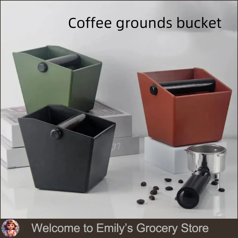Kaffeesatz, Mülleimer, Espresso-Grund, Anti-Rutsch-Behälter, Kaffeepulver, Knock Box, Bar, Kaffeeabfall, Gründe, Pulver, Aufbewahrungsbox – Detail 1