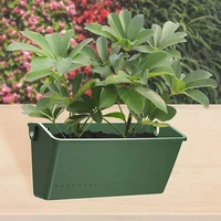 Garden Outdoor Plant Wall Flower Pot Container Wall Hanging Vertical Green 2
