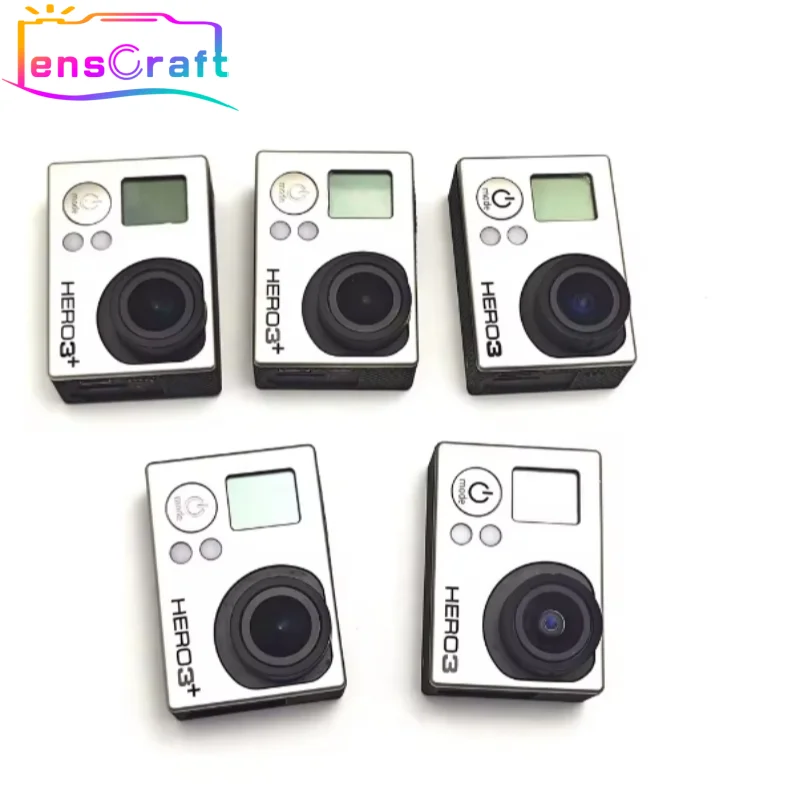 GoPro HERO 3+ Hero3 실버 블랙 에디션 액션 스포츠 카메라 액세서리 + 배터리 + 충전 데이터 케이블 수리 부품 세트