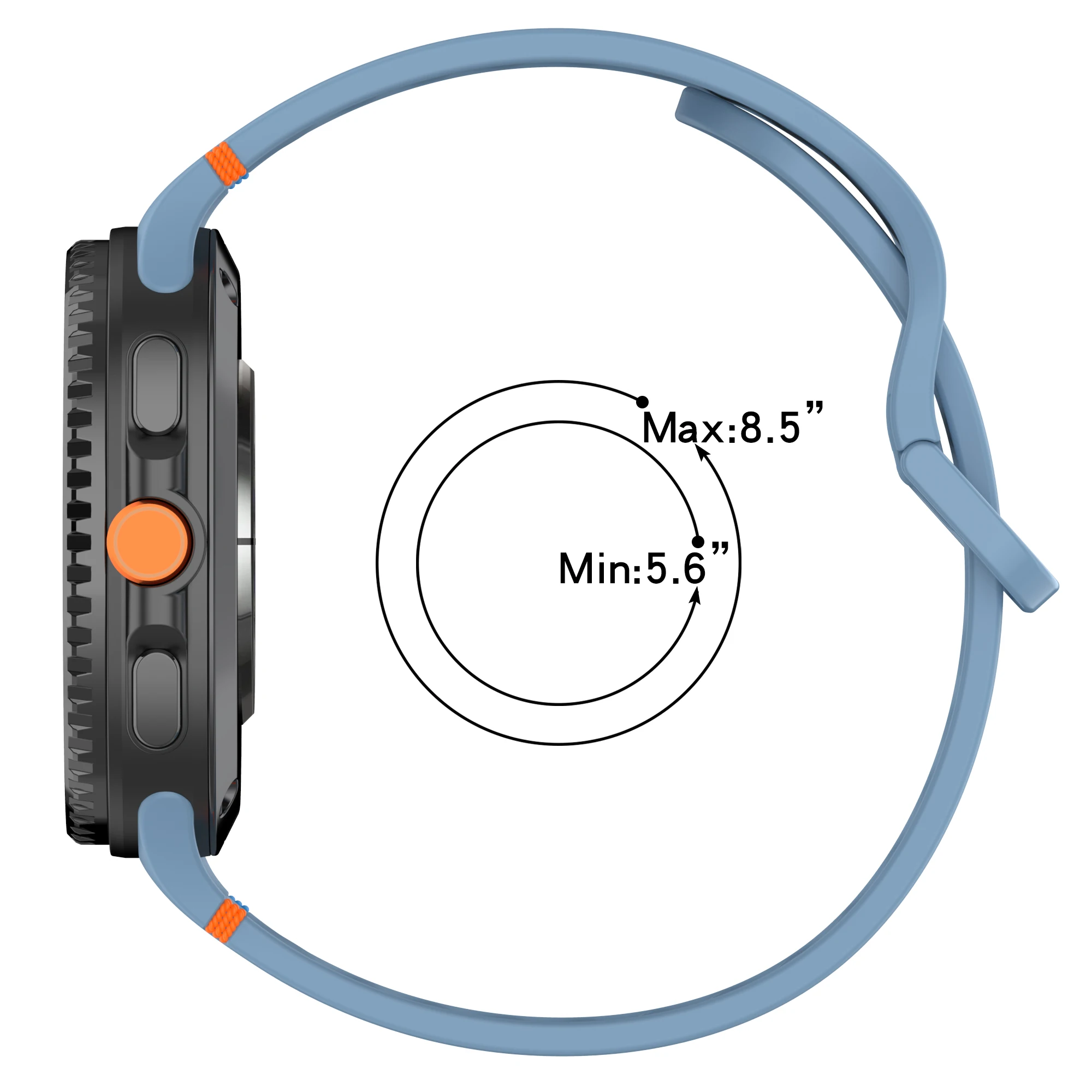 Luxury Silicone Band for Galaxy Watch - Premium Strap for Men and Women
