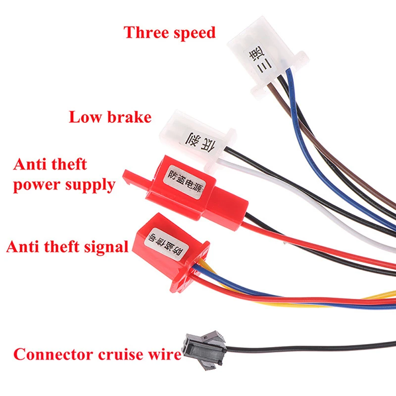 Description Picture 5 of item1PC 36V/48V 350W Brushless Motor Controller DC Motor Regulator Speed Controller For Electric Bicycle E-bike Scooter