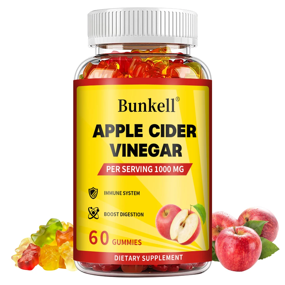 Apple Cider Vinegar Gummies ACV Advanced Formula Fat Burner Digestion & Immunity Apple Cider Vinegar Dietary Supplement