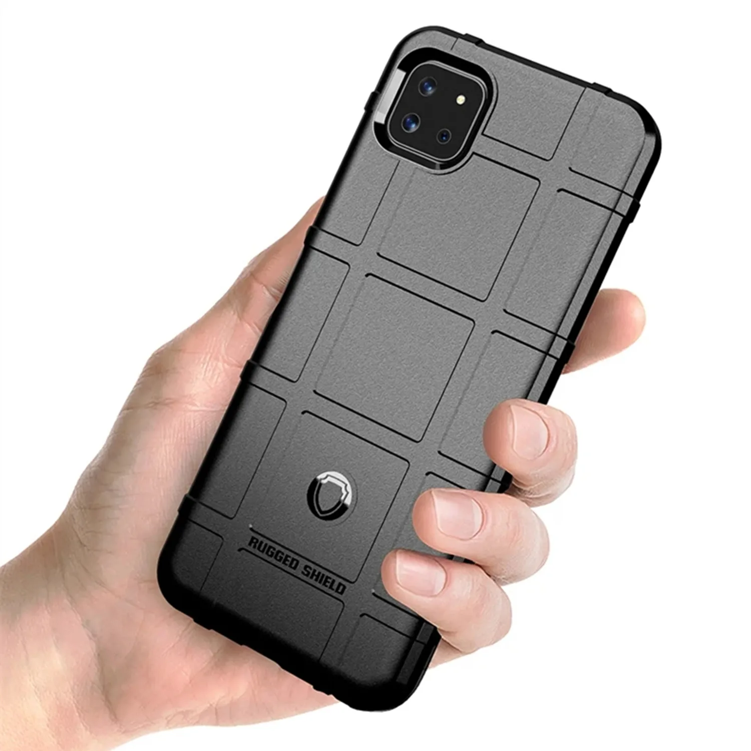 Shockproof Shield Matte Back Cover - Heavy-Duty Armor Phone Case