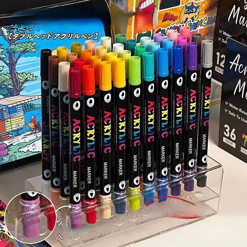 Dual-Tip Acrylic Paint Markers 1