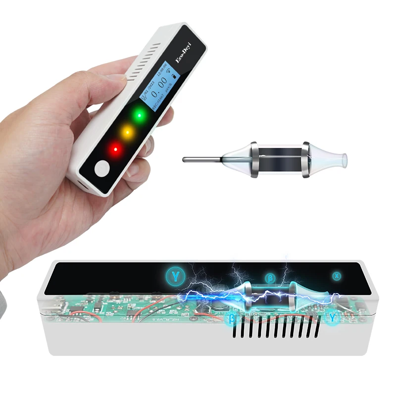 Portable WIFI nuclear radiation detector counter Beta Gamma X-ray γ-ray β-ray high precision radioactivity tester dosimeter 4