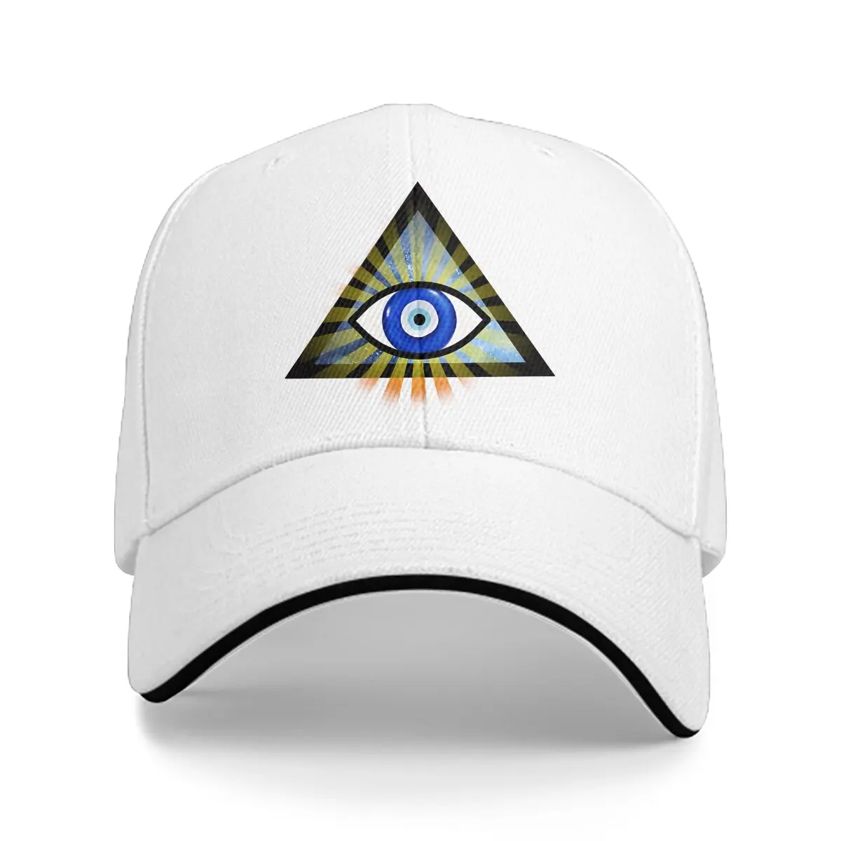 

Evil Eye Protection - All Seeing Eye Solid Color Baseball Caps Peaked Cap Evil Eyes Sun Shade Hats Men Women